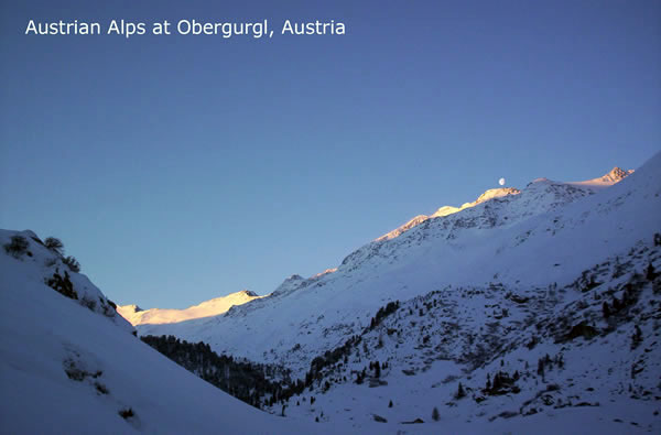 Austrian Alps at Obergurgl, Austria