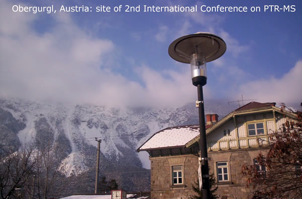 Obergurgl, Austria: site of 2nd International Conference on PTR-MS