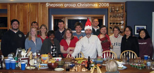 Shepson group Christmas 2008