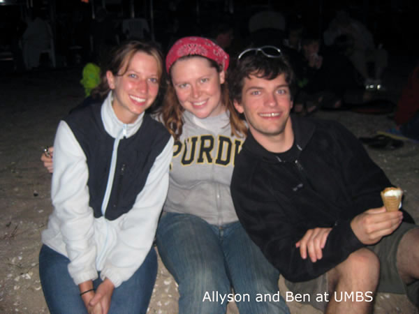 Allyson and Ben at UMBS