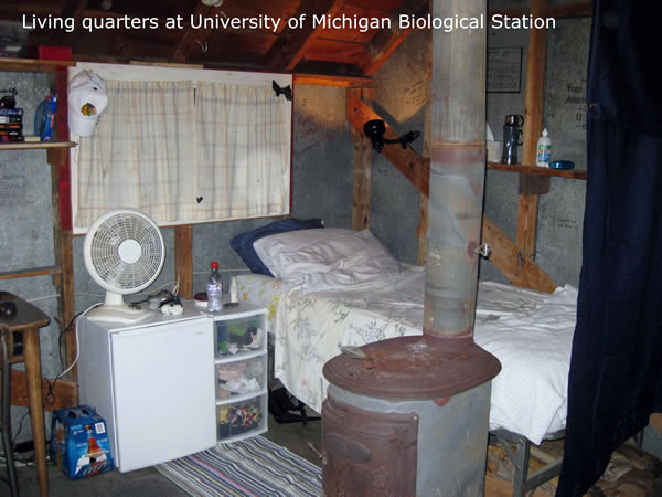 Living quarters at University of Michigan Biological Station